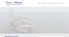 Desktop Screenshot of focusmilitary.com