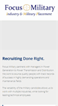 Mobile Screenshot of focusmilitary.com