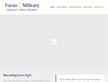 Tablet Screenshot of focusmilitary.com